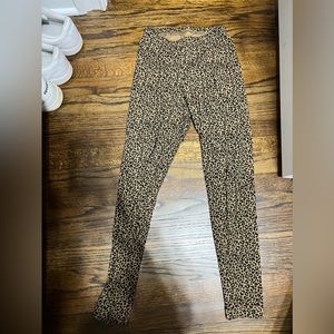 Old Navy XS leggings, leopard/cheetah print
